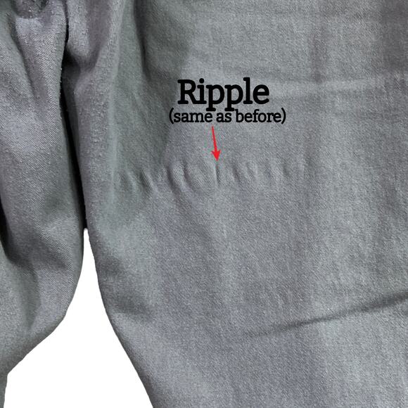 Cato Woman Capri Drawstring Hem Pants Pockets Plus Size 20W 98% Cotton Gray - Picture 8 of 15